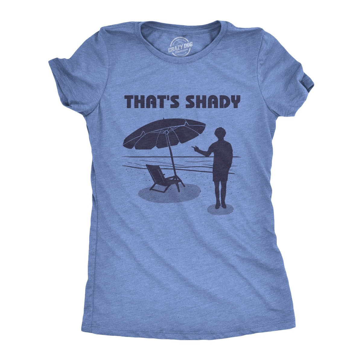 Womens Sarcastic Beach Shirt Funny Beach Umbrella Shirts Thats Shady Weekend Vacation Humor Tshirt Joke Quotes Girls Holiday Tee Graphic Tee – Aesthetic Look · Top Pick For Any Outfit