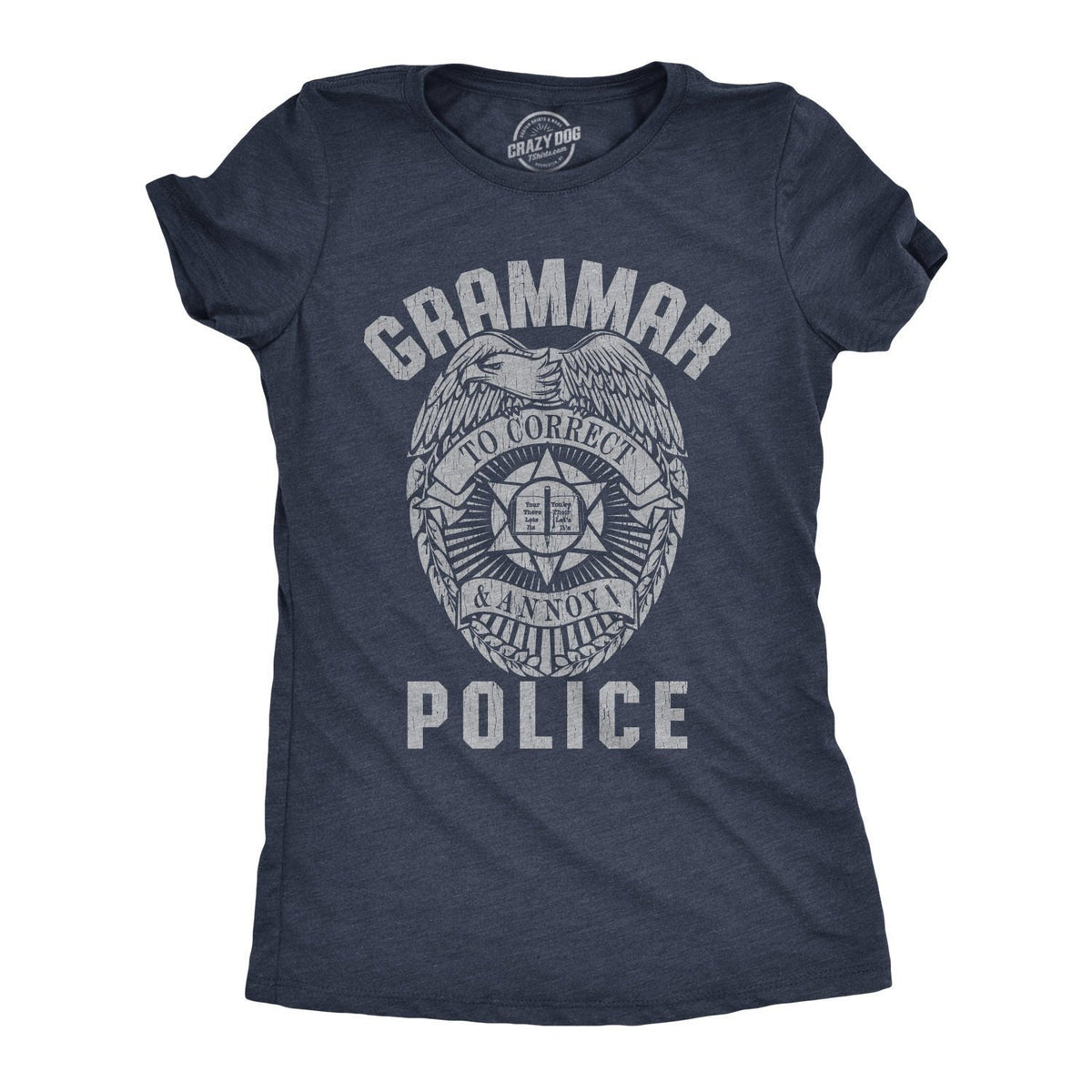 Teacher Shirts With Sayings Funny Joke Quotes Teacher Gift Back to School Grammar Police T Shirt Gift for English Teacher Graphic Tee – Soft Feel · Perfect For Daily Wear
