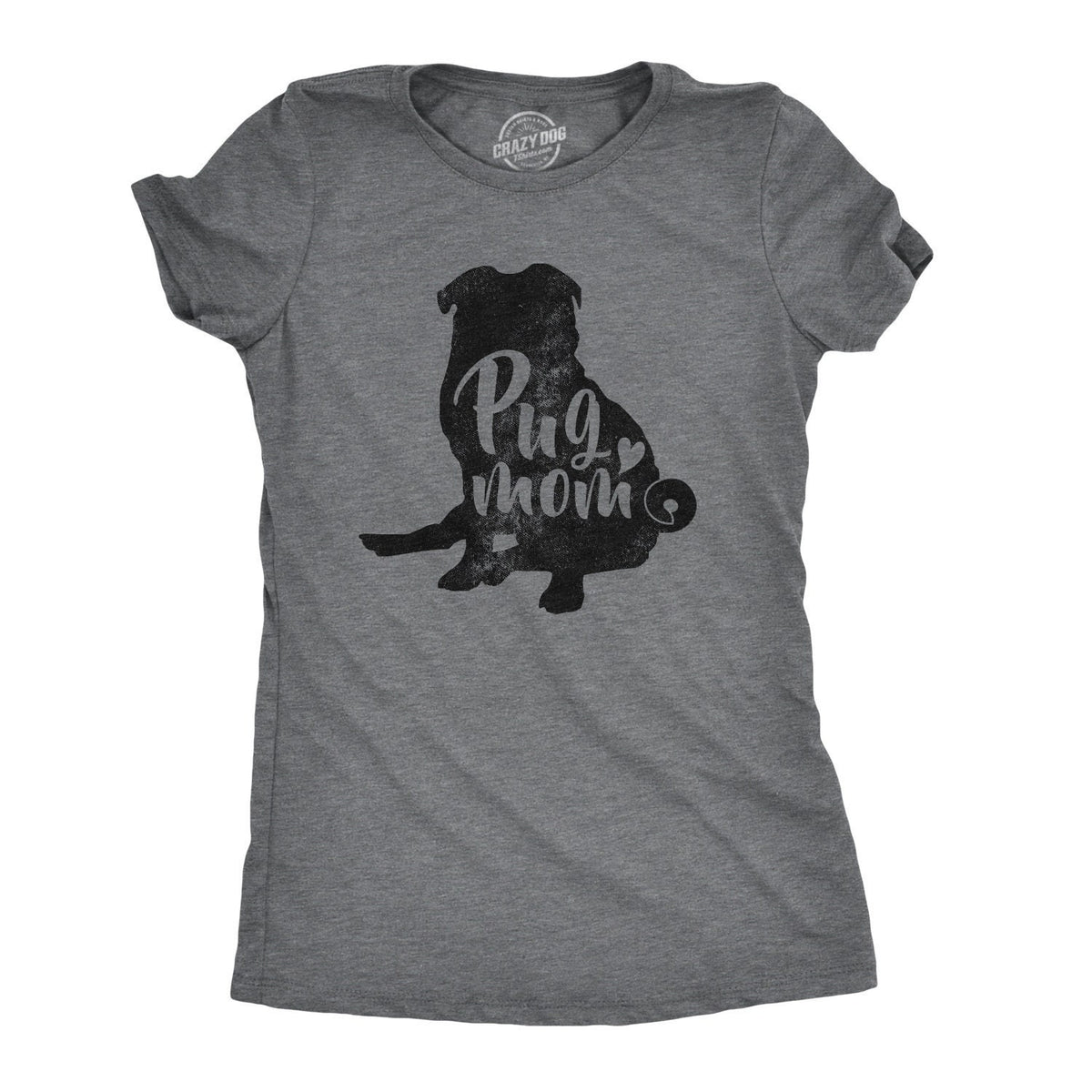 Funny Pug Dog Mom Shirt Cute Pug Owner Heart Love Tshirt Women Dog Gifts Under 20 Fitted Girls Pug Tee Dog Quote Shirts Mum Present Graphic Tee – Feel-Good Design · Top Pick For Any Outfit