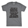 Dad Daughter Shirt Funny Mens Tshirt Tshirt for Dads Fathers Day Gift Beautiful Daughter Second Amendment T Shirt Gun Owner Tshirts Graphic Tee – Fan Favorite · Perfect For Daily Wear