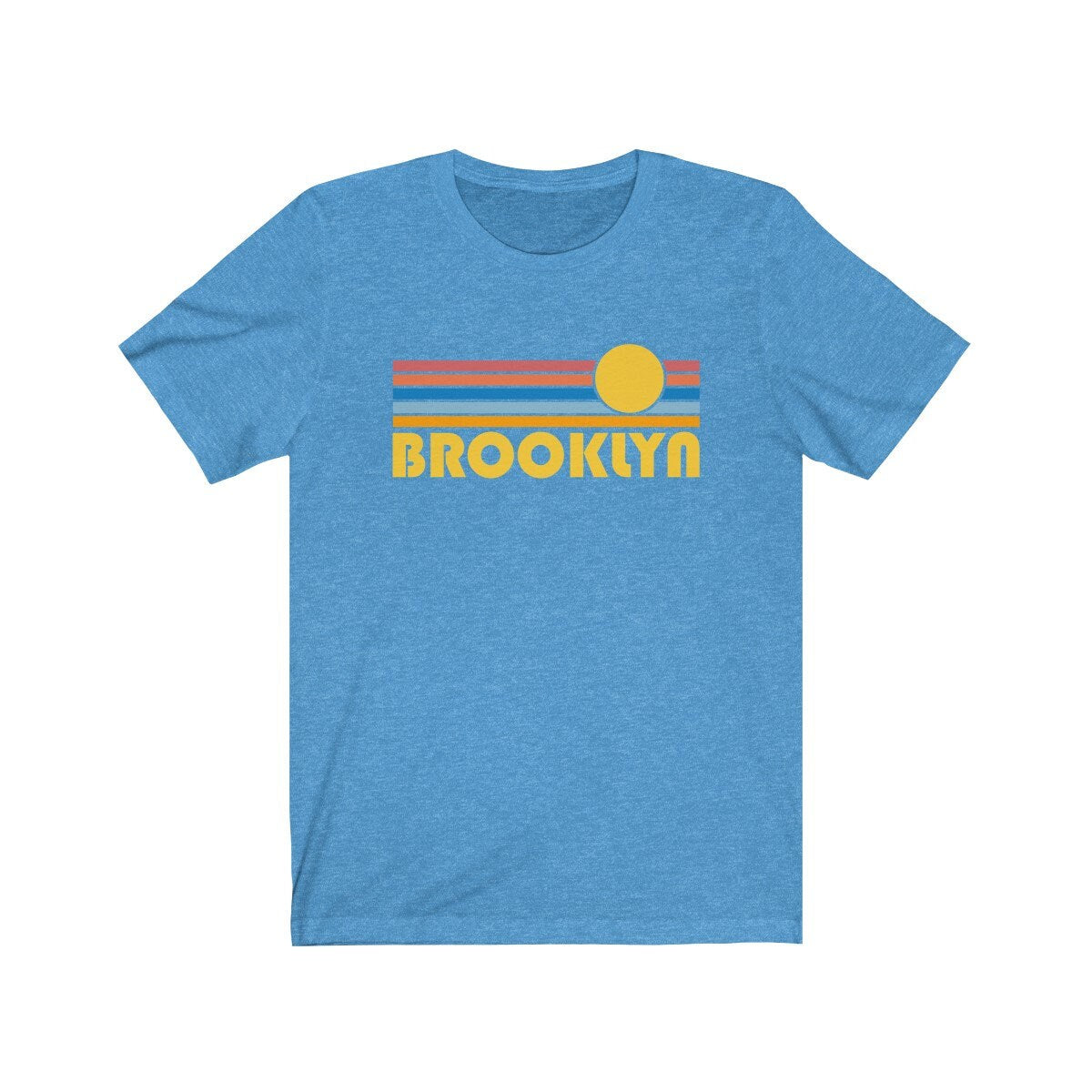 Brooklyn New York TShirt Retro Sunset Adult Unisex Brooklyn T Shirt Personalization Available Graphic Tee – Easygoing Wear · Trending Graphic Apparel