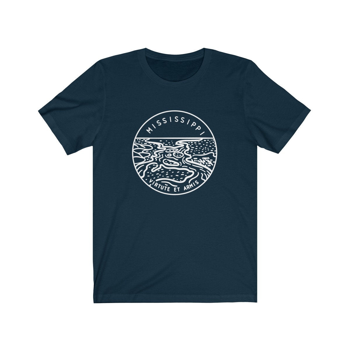 Mississippi Shirt State Design Adult Unisex Mississippi T Shirt Personalization Available Graphic Tee – Warm & Stylish · High-Quality Print