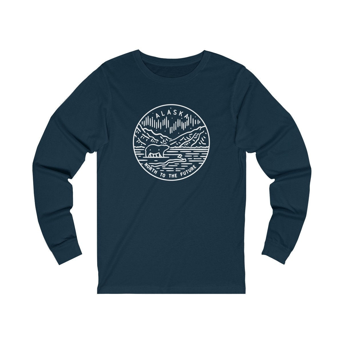 Alaska Long Sleeve Shirt Unisex State Design Adult Unisex Alaska T Shirt Personalization Available Graphic Tee – Everyday Comfort · Top Pick For Any Outfit