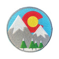 Colorado Patch Snowy Mountains 100 Embroidery Sew or Ironon Colorado Patch 175 or 25 in Graphic Tee – Premium Graphic · High-Quality Print