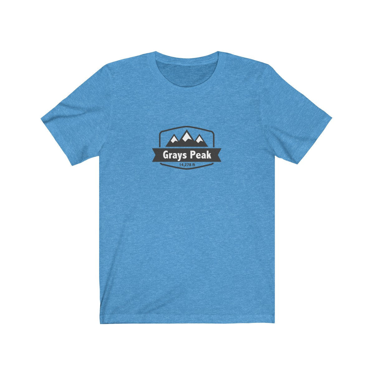 Grays Peak TShirt Unisex 14er Grays Peak Shirt Personalization Available Graphic Tee – Feel-Good Design · Perfect For Daily Wear