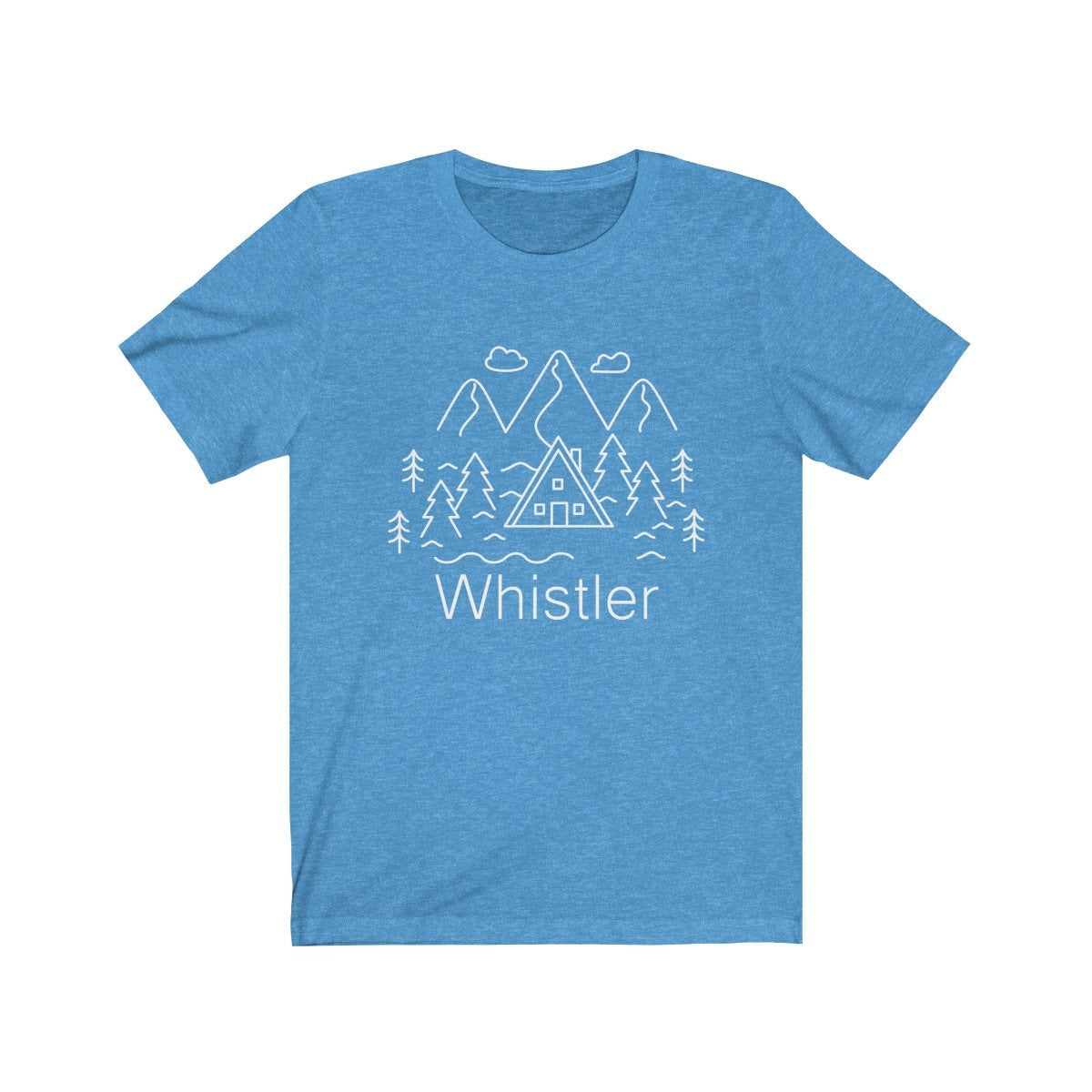 Whistler Canada Shirt Forest Mountain Unisex Whistler TShirt Personalization Available Graphic Tee – Aesthetic Look · Trending Graphic Apparel