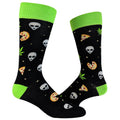 Stoner Socks Alien Pizza Weed Socks Guys Gifts Under 20 Weed Gifts Pizza Socks Alien Socks Graphic Tee – Aesthetic Look · Perfect For Daily Wear