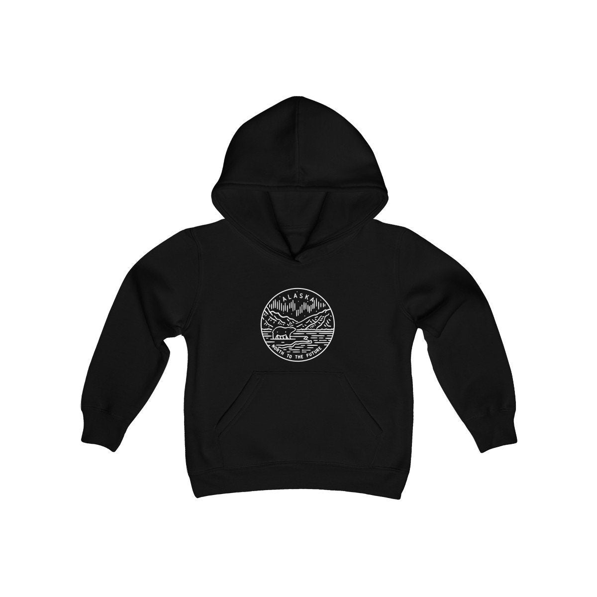 Alaska Youth Hoodie State Design Unisex Alaska Kid39s Sweatshirt Personalization Available Hoodie – Bold Style · Perfect For Daily Wear