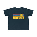 Oregon Toddler Shirt Retro Sunrise Oregon Kid39s TShirt Personalization Available Graphic Tee – Feel-Good Design · Must-Have Style