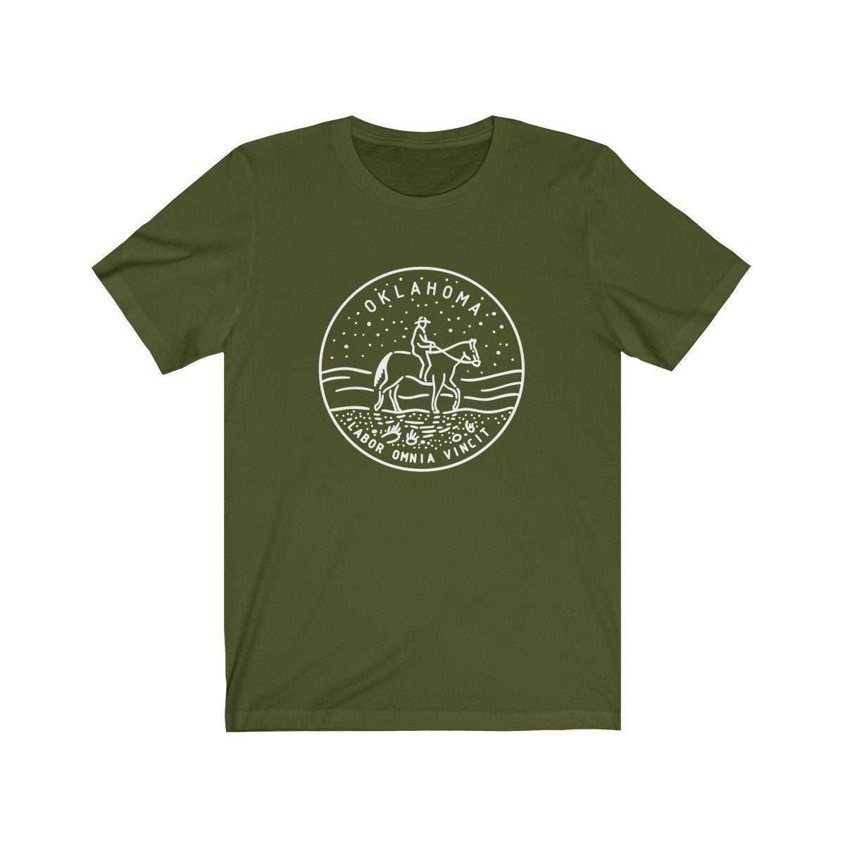 Oklahoma Shirt State Design Adult Unisex Oklahoma T Shirt Personalization Available Graphic Tee – Easygoing Wear · Perfect For Daily Wear