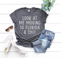 Moving to Florida Gifts Moving to Florida Shirt Moving to Florida Tshirt Moving to Florida Birthday Gifts for Men and Women Moving Away Graphic Tee – Soft Feel · Great Gift For Fans