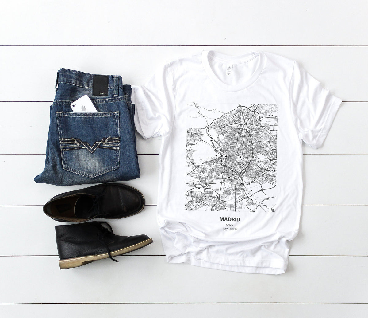 Spain Shirt Map of Madrid Map of Spain Spain Gifts Spain Tshirt Spain Art Graphic Tee – Aesthetic Look · Great Gift For Fans