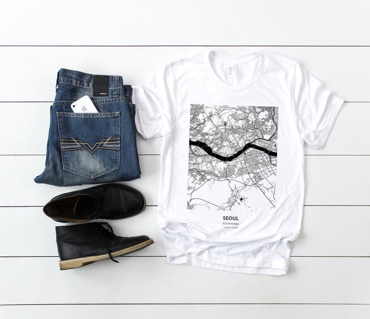 Korea Map Gift Korean Art Korea Shirt South Korea Map Seoul Map Graphic Tee – Feel-Good Design · Great Gift For Fans