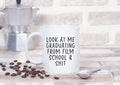 Film School Graduation Gifts Film School Graduation Coffee Mug Film School Graduation Cup Film School Birthday Gifts for Men and Women Graphic Tee – Soft Feel · Top Pick For Any Outfit