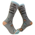 I like coffee and 3 people Socks Womens Coffee Socks Cute Womens Socks Funny Womens Socks Novelty Socks Introverted Compression Socks Graphic Tee – Soft Feel · High-Quality Print