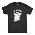 Im HER Boo Ghost Shirt Halloween Shirt Men Black Spooky Shirt Funny Halloween Shirt Trick Treat Costume Boyfriend Shirt Ghost Costume Graphic Tee – Everyday Comfort · Great Gift For Fans