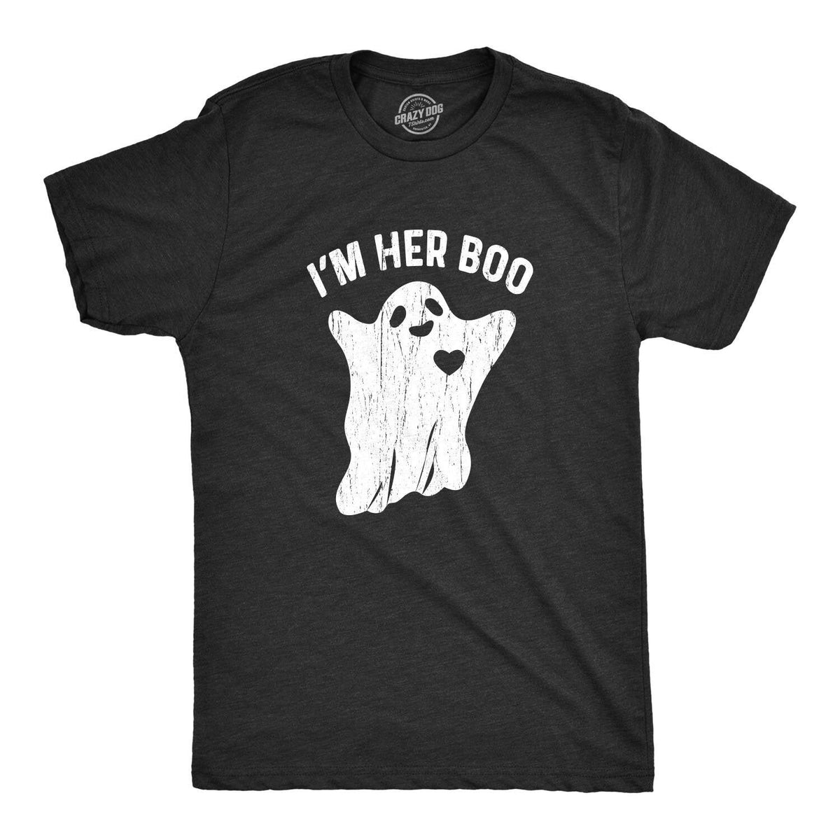 Im HER Boo Ghost Shirt Halloween Shirt Men Black Spooky Shirt Funny Halloween Shirt Trick Treat Costume Boyfriend Shirt Ghost Costume Graphic Tee – Everyday Comfort · Great Gift For Fans