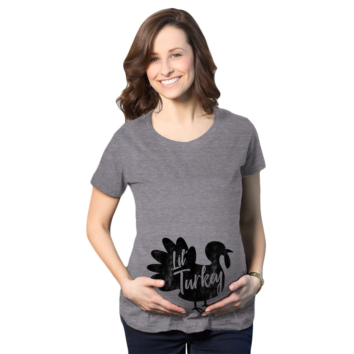 Lil Turkey Maternity Shirt Thanksgiving Maternity Shirt Christmas Pregnant Gift Turkey Pregnancy Holiday Maternity Shirts Turkey Shirt Graphic Tee – Warm & Stylish · Trending Graphic Apparel