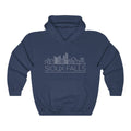Sioux Falls Hoodie Adult Unisex Skyline Sioux Falls South Dakota Sweatshirt Personalization Available Hoodie – Everyday Comfort · High-Quality Print