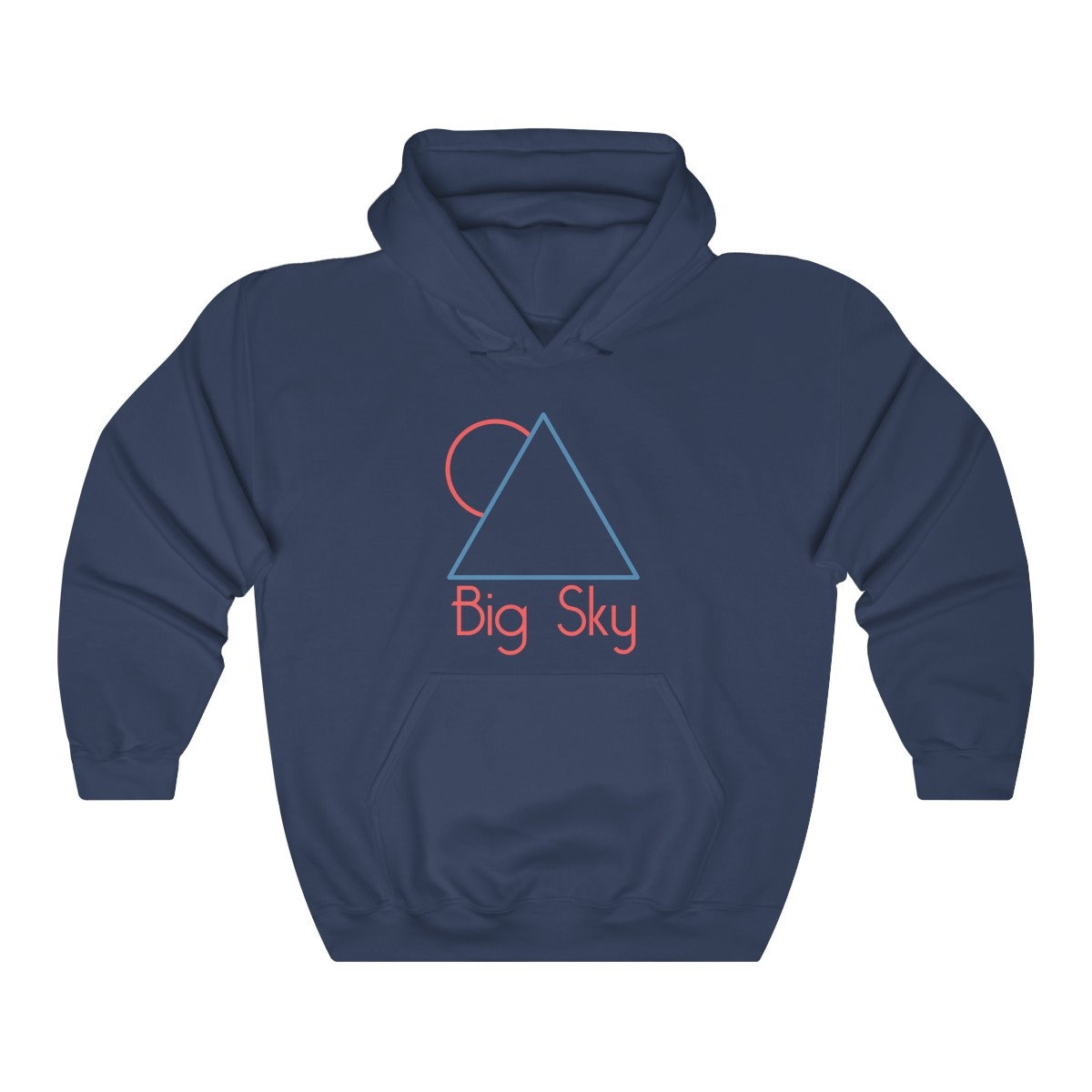 Big Sky Montana Hoodie Minimal Mountain Adult Unisex Big Sky Sweatshirt Personalization Available Hoodie – Bold Style · Trending Graphic Apparel