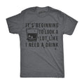 Beginning To Look Like I Need A Drink Christmas Shirt Men Winter Christmas Shirt Xmas Shirt Rude Christmas Offensive Xmas Gifts Graphic Tee – Aesthetic Look · High-Quality Print