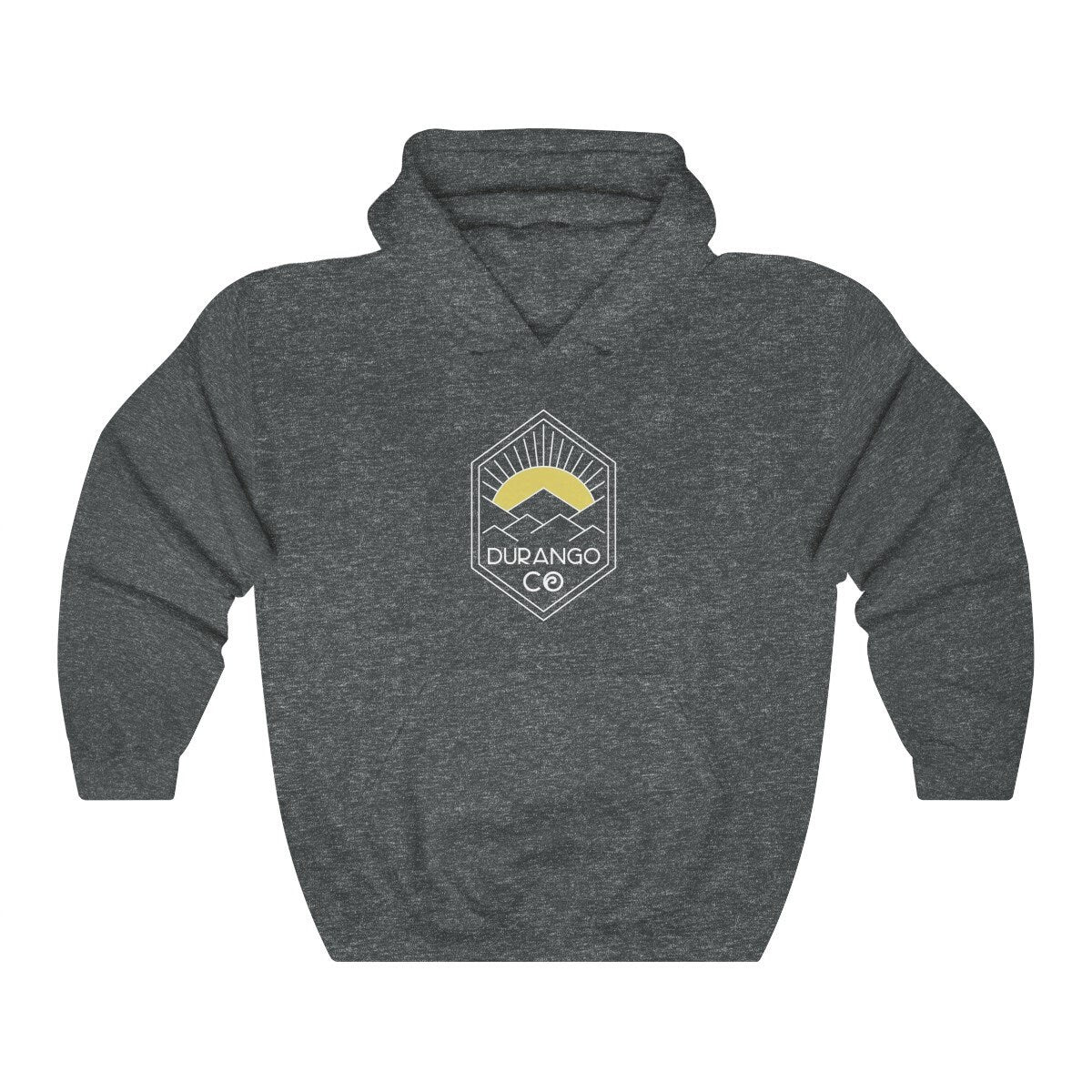 Durango Colorado Hoodie Yellow Sunrise Unisex Durango Sweatshirt Personalization Available Hoodie – Fan Favorite · High-Quality Print