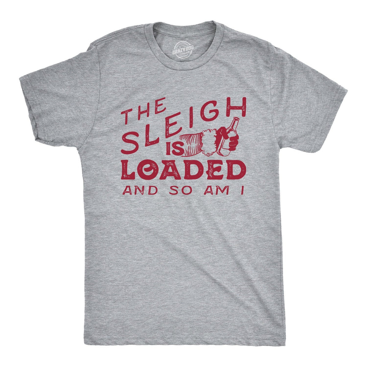 Funny Christmas Shirts Drinking Shirt Men Funny Xmas Tee MenSleigh Is Loaded And So Am I Christmas Drinking Santa Sleigh Santa Shirts Graphic Tee – Feel-Good Design · Top Pick For Any Outfit