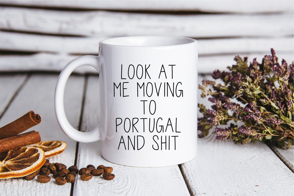 Moving to Portugal Gifts Moving to Portugal Coffee Mug Moving to Portugal Cup Moving to Portugal Birthday Gifts for Men and Women Graphic Tee – Soft Feel · Great Gift For Fans