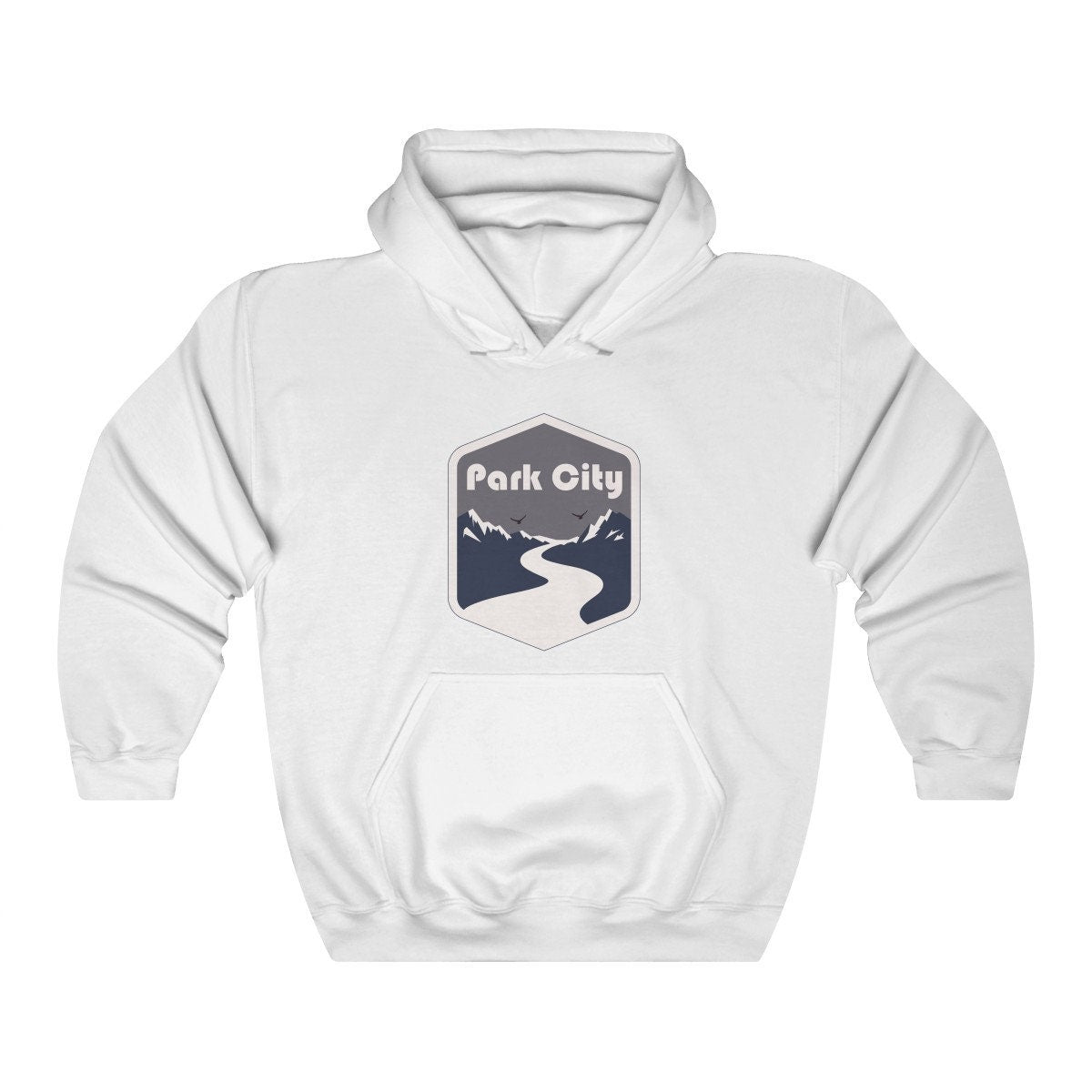 Park City Utah Hoodie Unisex Mountain Road Hooded Park City Sweatshirt Personalization Available Hoodie – Aesthetic Look · Great Gift For Fans