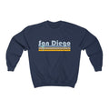 San Diego California Sweatshirt Retro Palm Tree Adult Unisex Crewneck San Diego Sweatshirt Personalization Available Sweatshirt – Fan Favorite · Great Gift For Fans