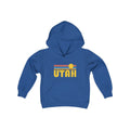 Utah Youth Hoodie Retro Sunrise Utah Youth Sweatshirt Personalization Available Hoodie – Fan Favorite · High-Quality Print