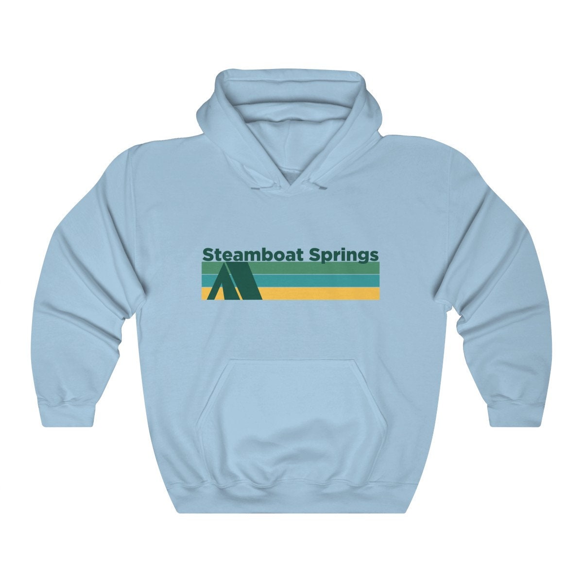 Steamboat Springs Colorado Hoodie Retro Camping Adult Unisex Steamboat Springs Sweatshirt Personalization Available Hoodie – Feel-Good Design · Top Pick For Any Outfit