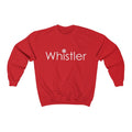 Whistler BC Canada Sweatshirt Snowflake Adult Unisex Crewneck Whistler Sweatshirt Personalization Available Sweatshirt – Soft Feel · High-Quality Print