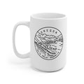 Oregon Mug State Design White Ceramic Oregon Mug 11oz 15oz Personalization Available Graphic Tee – Soft Feel · Must-Have Style