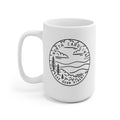 North Carolina Mug State Design White Ceramic North Carolina Mug 11oz 15oz Personalization Available Graphic Tee – Warm & Stylish · Perfect For Daily Wear