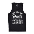 Mens Awesome Dad Tank Top Tattoos And Beards Mens Funny T shirtGift For DadFunny Dad Tank Tops Dad Shirts Fathers Day Gifts Tank Top – Everyday Comfort · Top Pick For Any Outfit