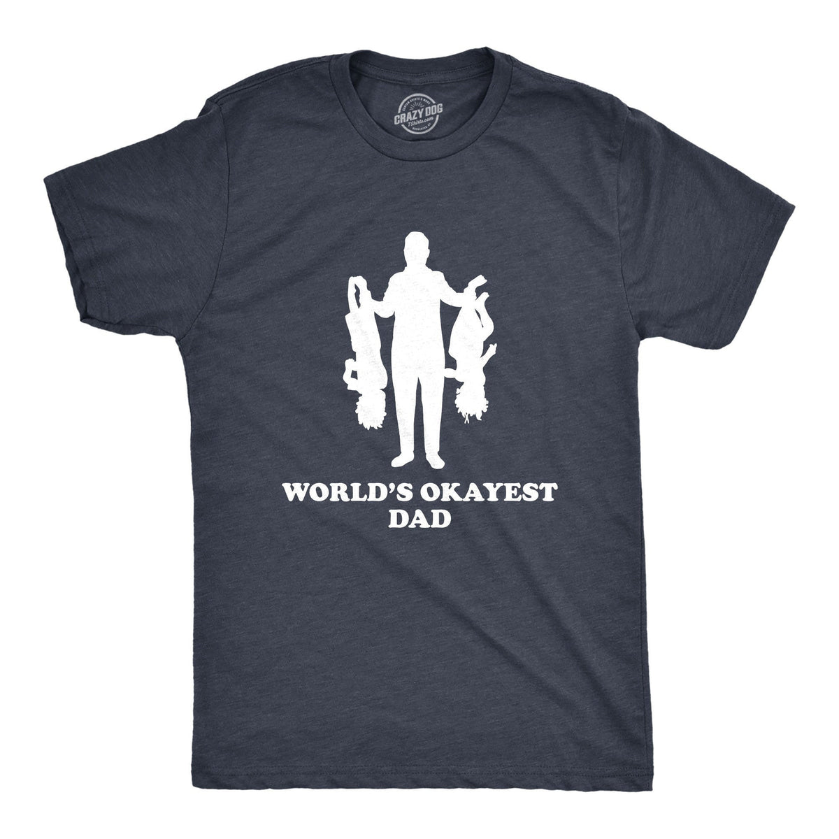 Worlds Okayest Dad Shirt New Dad Shirt Funny Shirt Dad Average Dad Mens Shirts Funny Funny Gifts For Dad Son Dad Gift Graphic Tee – Premium Graphic · Perfect For Daily Wear