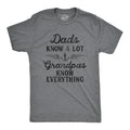 Dads Know A Lot Grandpas Know Everything Shirt Mens Funny Shirt Tee For Dad Fathers Day Gift Promoted To Grandpa Grandpa Shirts Graphic Tee – Premium Graphic · Must-Have Style