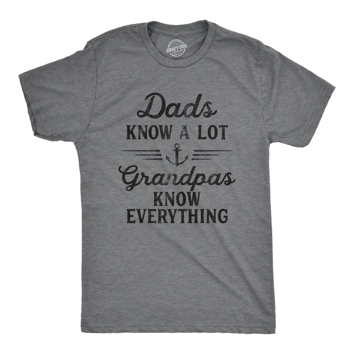 Dads Know A Lot Grandpas Know Everything Shirt Mens Funny Shirt Tee For Dad Fathers Day Gift Promoted To Grandpa Grandpa Shirts Graphic Tee – Premium Graphic · Must-Have Style