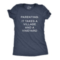 Parenting Village And A Vineyard Wine Shirts Women Normal Mom Shirts Funny Mom Shirts Wine Lover Gifts Funny Wine Tshirts Mom Gifts Graphic Tee – Fan Favorite · Perfect For Daily Wear