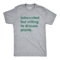Introverted Willing To Discuss Plants Gardeners Gifts Dad Nature Birthday Funny Father Botany Shirt Gardening Plant TShirts Plant Dad Graphic Tee – Premium Graphic · Must-Have Style