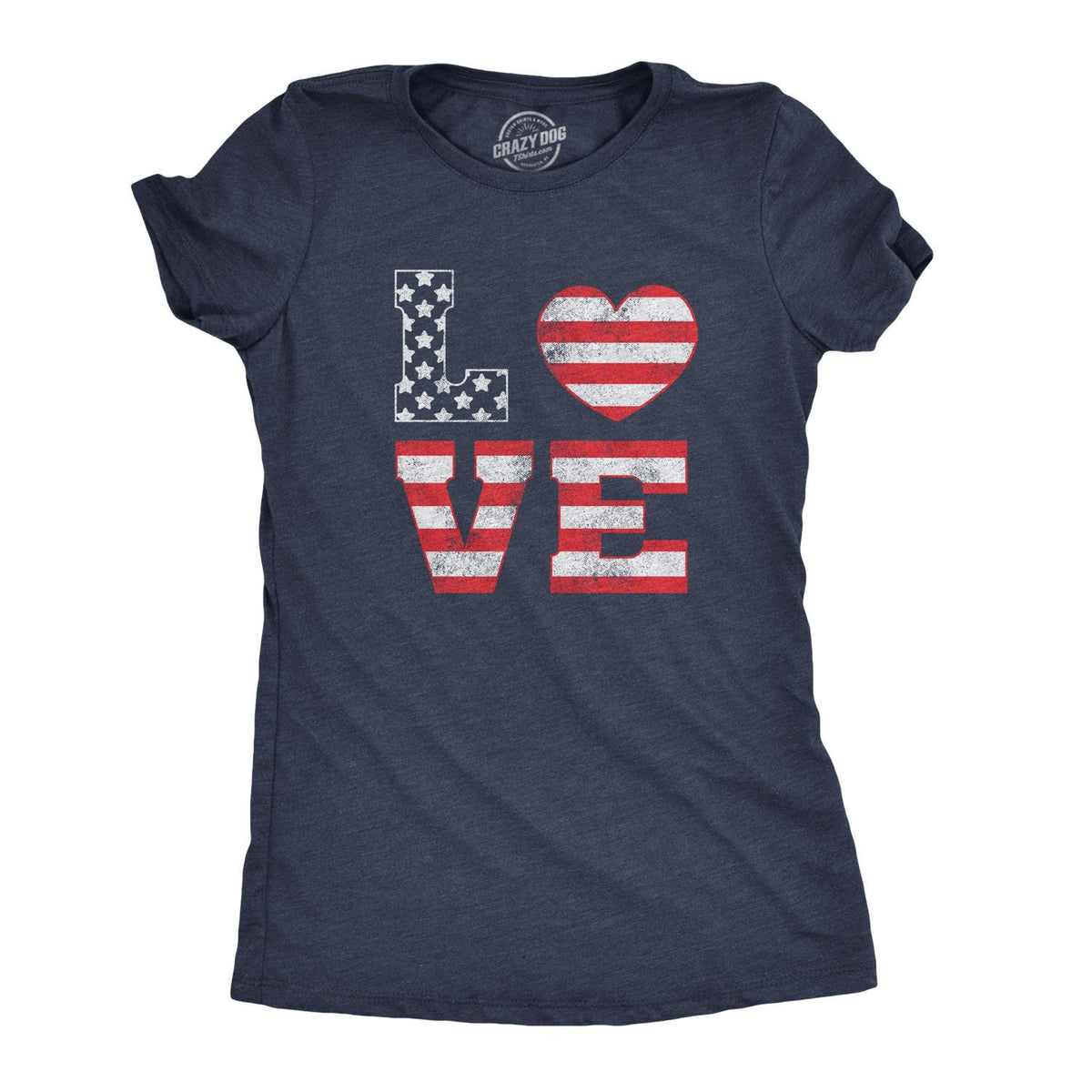 LOVE American Flag Shirt Independence Day Shirt 4th Of July Party Shirt USA Flag Shirt America Patriotic Celebration Shirt Graphic Tee – Easygoing Wear · Perfect For Daily Wear