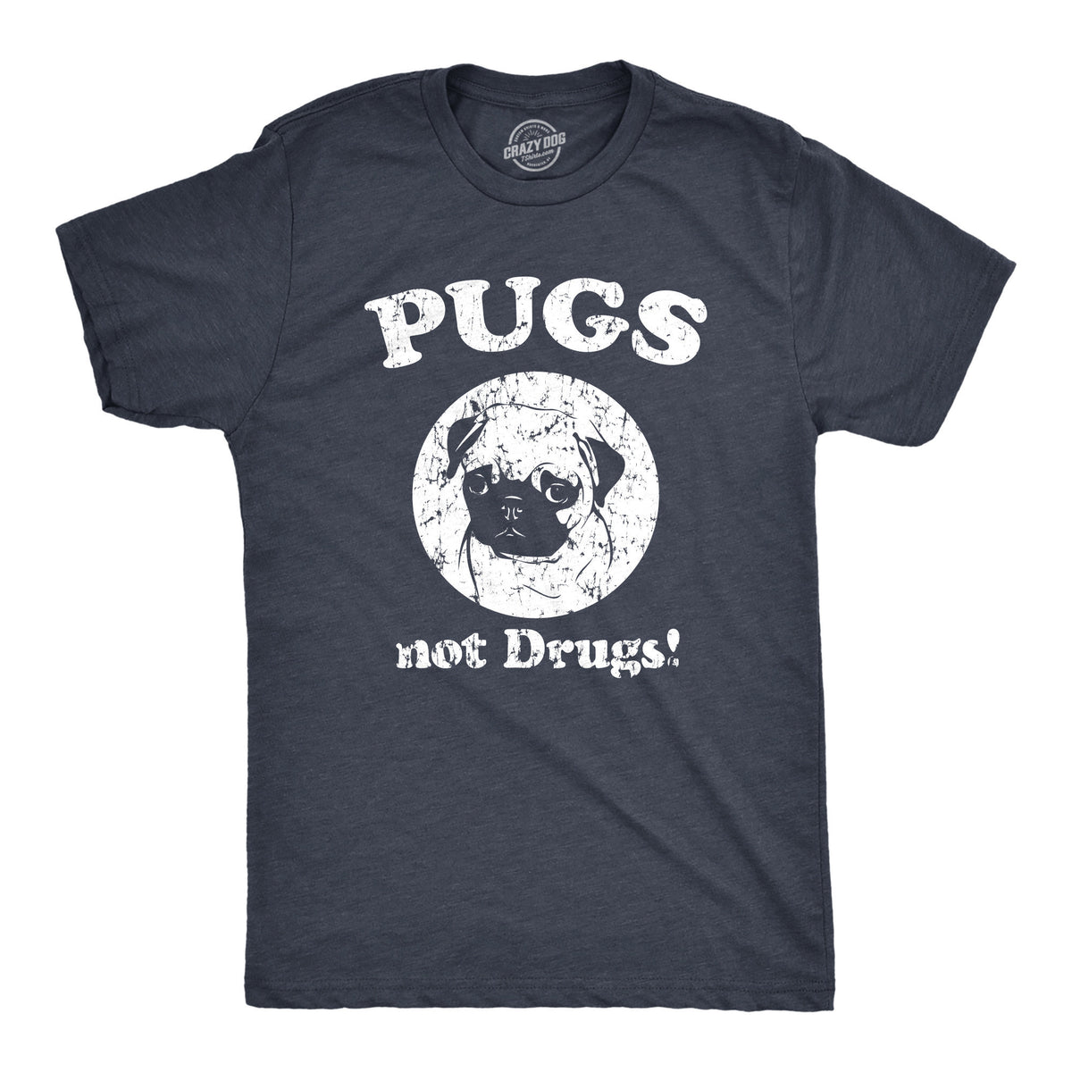 Pug Shirt Mens Cute Shirt Pugs Not Drugs Trendy Shirts Funny Pug Shirts My Spirit Animal Pug Funny Dog Shirts Graphic Tee – Easygoing Wear · Top Pick For Any Outfit