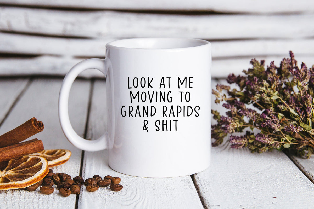 Moving to Grand Rapids Gifts Moving to Grand Rapids Coffee Mug Moving to Grand Rapids Cup Birthday Gifts for Men and Women Graphic Tee – Fan Favorite · High-Quality Print