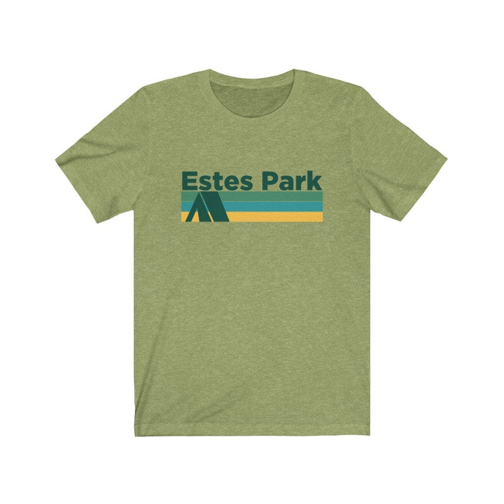 Estes Park Colorado Shirt Adult Unisex Retro Camping Estes Park T Shirt Personalization Available Graphic Tee – Cozy Vibes · Perfect For Daily Wear