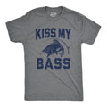 Fathers Day Fishing T shirt Humor Angling Shirt Punny Gag Meme Fisherman Loose Fit Tee Joke Fishing Gifts Kiss My Bass Graphic Tee – Cozy Vibes · Perfect For Daily Wear