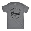 Promoted to PAPA Est 2021 Shirt Mens Funny Shirt Tee For Dad Fathers Day Gift Best Grandpa Shirt New Year Gramps Shirt Grandpa Shirts Graphic Tee – Warm & Stylish · Must-Have Style