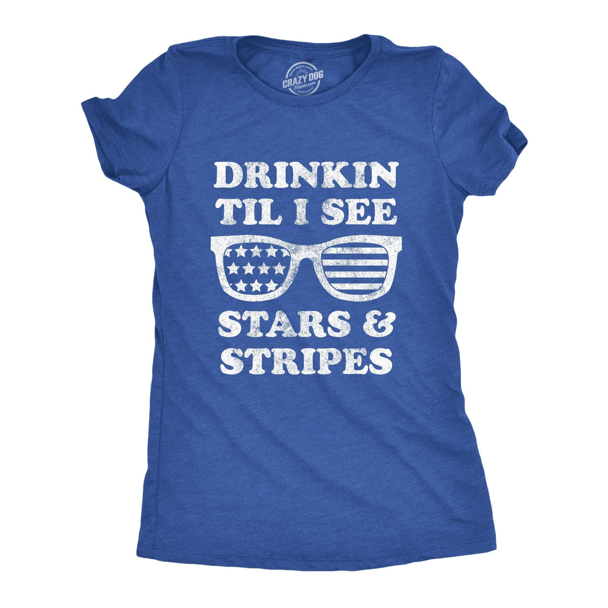 Drinkin Til I See Stars And Stripes Independence Day Shirt 4th Of July Party Shirt USA Drinking Shirt American Flag Graphic Tee – Feel-Good Design · Top Pick For Any Outfit