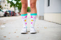 Flamingo Socks Womens Pineapple Socks Cute Womens Socks Hawaiian Socks Novelty Socks Lets Get Flocked Up Funny Socks Women Graphic Tee – Premium Graphic · Top Pick For Any Outfit