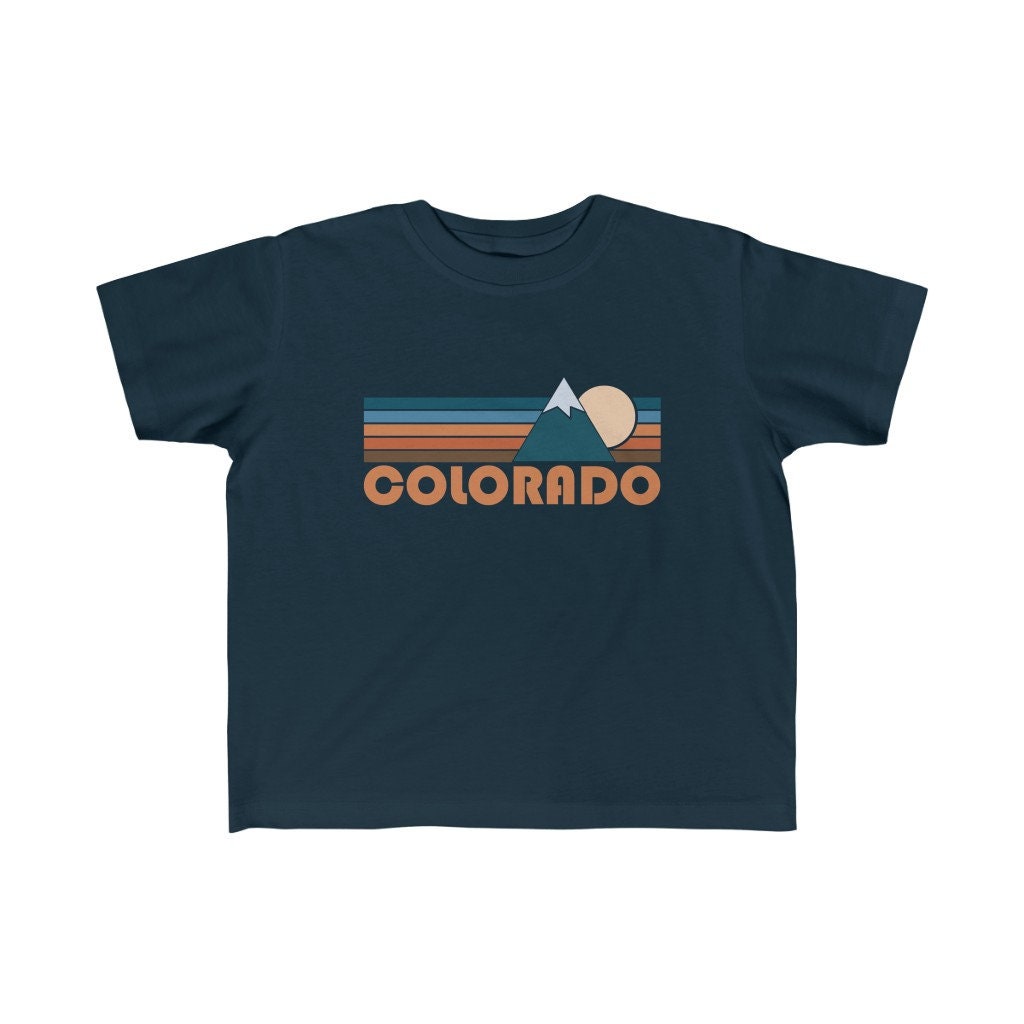 Colorado Toddler Shirt Retro Mountain Colorado Toddler TShirt Personalization Available Graphic Tee – Fan Favorite · Top Pick For Any Outfit